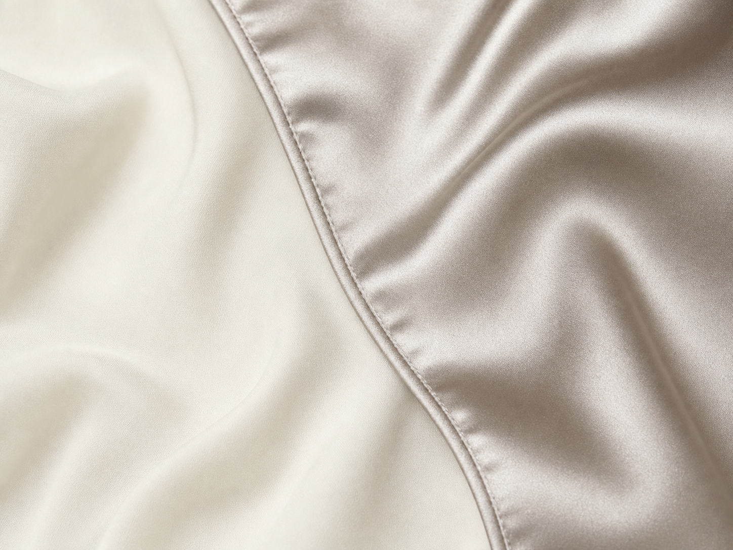 Close-up of soft silk texture